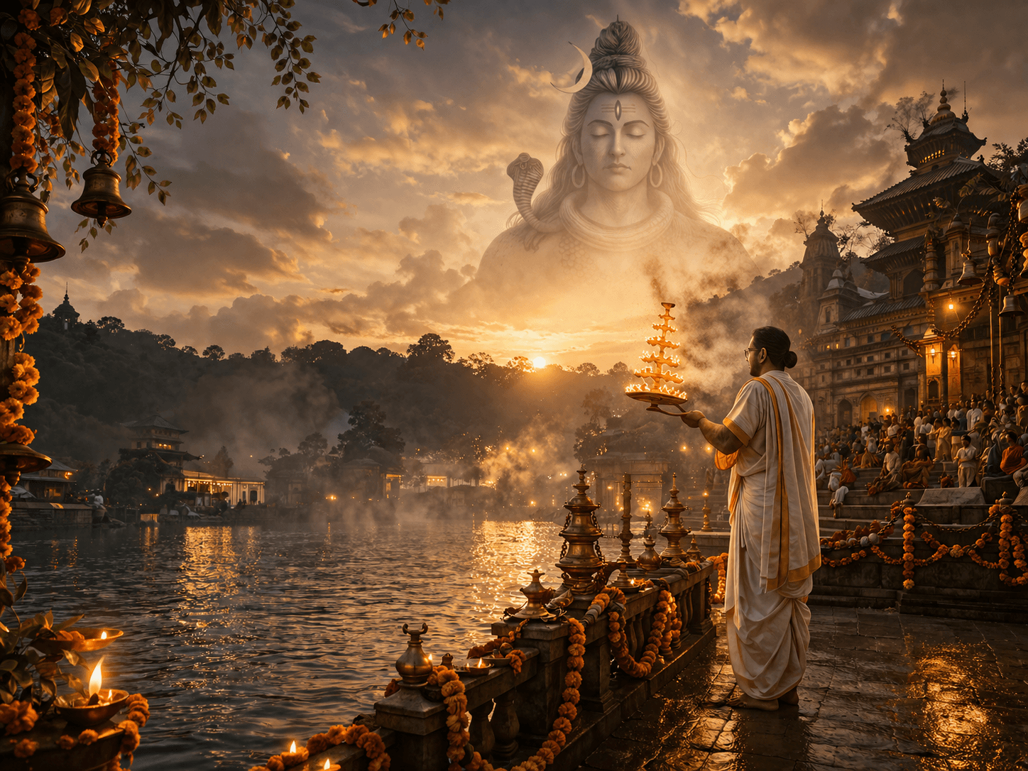 Ganga Aarti at Pashupatinath