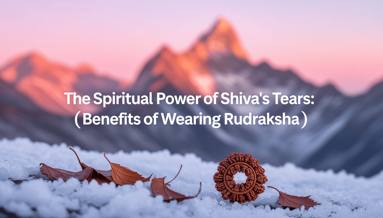 The Spiritual Power of Shiva’s Tears: Benefits of Wearing Rudraksha